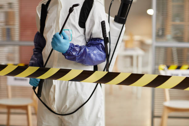 Professional Sewage Cleanup technician working in Lenni, PA